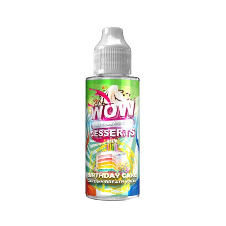 Wow Thats What I Call Desserts 100ml Shortfill 0mg (70VG/30PG) - Flavour: Birthday Cake