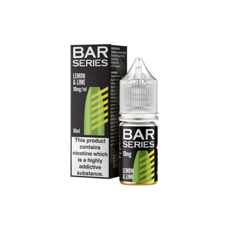 10mg Bar Series 10ml Nic Salts (50VG/50PG) - Flavour: Lemon & Lime