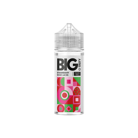 The Big Tasty Candy Rush 100ml Shortfill 0mg (70VG/30PG) - Flavour: Strawberry Sour Laces