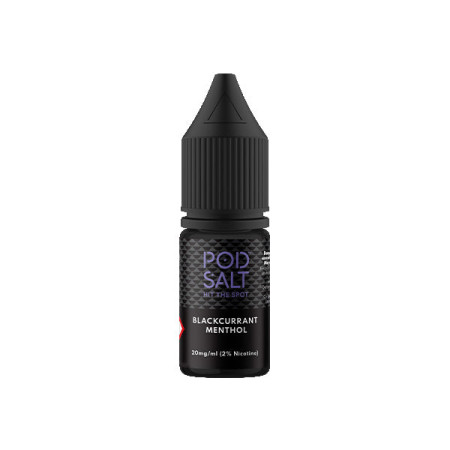 20mg Pod Salt Core 10ml Nic Salt (50VG/50PG) - Flavour: Blackcurrant Menthol