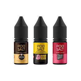 11mg Pod Salt Fusions 10ml Nic Salt (50VG/50PG) - Flavour: Blue Razapple Ice