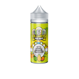 Billiards Trick Shots Range 100ml Shortfill 0mg (70VG/30PG) - Amount: x1 & Flavour: Lime Mango Pineapple