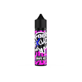 0mg PodSquad 50ml E-liquid (50VG/50PG) - Flavour: Grape Ice