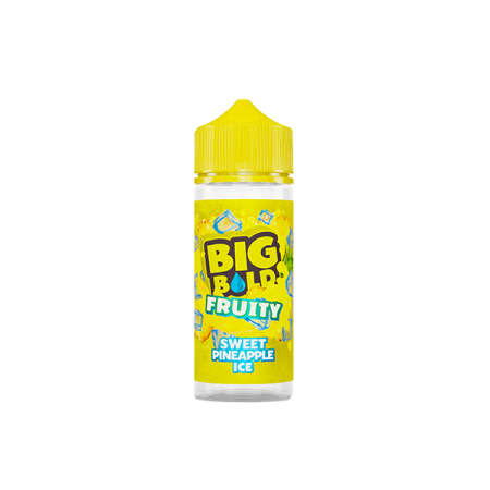 0mg Big Bold Fruity Series 100ml E-liquid (70VG/30PG) - Flavour: Sweet Pineapple Ice