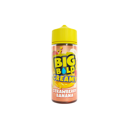 0mg Big Bold Creamy Series 100ml E-liquid (70VG/30PG) - Flavour: Strawberry Banana