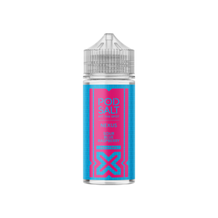 Pod Salt Nexus 100ml Shortfill 0mg (70VG/30PG) - Flavour: Sour Blue Raspberry