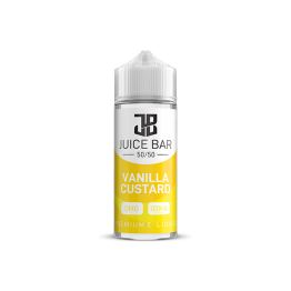 Juice Bar 100ml Shortfill 0mg (50VG/50PG) - Flavour: Vanilla Custard