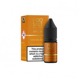 11mg Pod Salt Origins 10ml Nic Salt (50VG/50PG) - Flavour: Virginia Gold