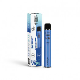 0mg Aroma King Bar 600 Disposable Vape Device 600 Puffs - Flavour: Blueberry Ice