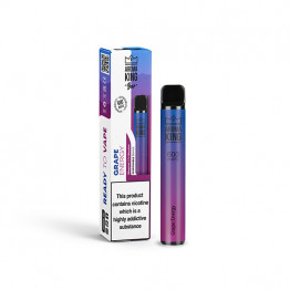 10mg Aroma King Bar 600 Disposable Vape Device 600 Puffs - Flavour: Grape Energy