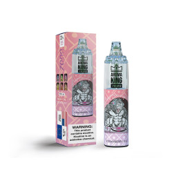 0mg Aroma King Tornado Disposable Vape Device 7000 Puffs - Flavour: Strawberry Ice