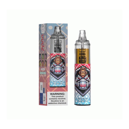 0mg Aroma King Tornado Disposable Vape Device 7000 Puffs - Flavour: Blue Sour Raspberry