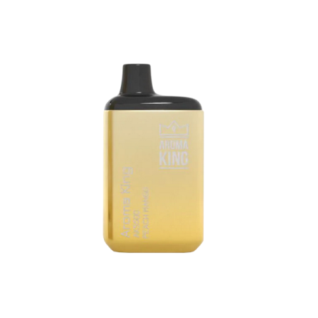 0mg Aroma King AK5500 Metallic Disposable Vape Device 5500 Puffs - Flavour: Peach Mango