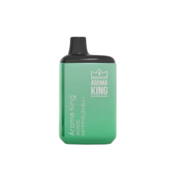 0mg Aroma King AK5500 Metallic Disposable Vape Device 5500 Puffs - Flavour: Watermelon Bull