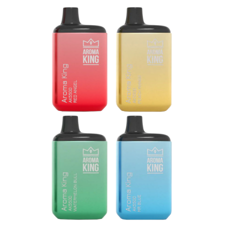 0mg Aroma King AK5500 Metallic Disposable Vape Device 5500 Puffs - Flavour: Berry Burst