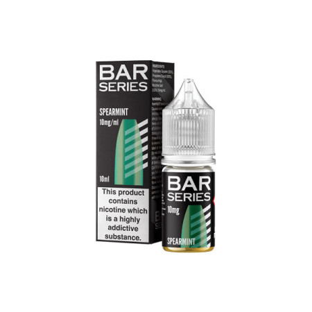 10mg Bar Series 10ml Nic Salts (50VG/50PG) - Flavour: Spearmint