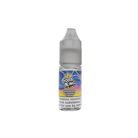 Soda King Bar SALTS 5mg Nic Salts 10ml - (50VG/50PG) - Flavour: Raspberry Blueberry Lemon