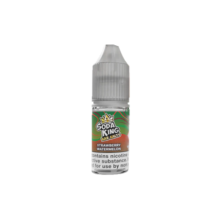 Soda King Bar SALTS 5mg Nic Salts 10ml - (50VG/50PG) - Flavour: Strawberry Watermelon