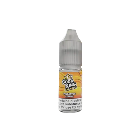 Soda King Bar SALTS 10mg Nic Salts 10ml - (50VG/50PG) - Flavour: Pineapple Lemon