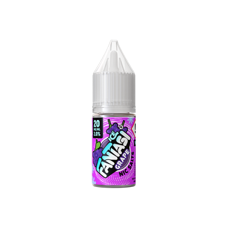 20mg Fantasi Ice Series Nic Salt 10ml (50VG/50PG) - Flavour: Grape Ice