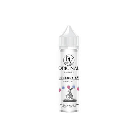 0mg DV Originals 60ml Shortfill  (70VG/30PG) - Flavour: Blueberry Lush