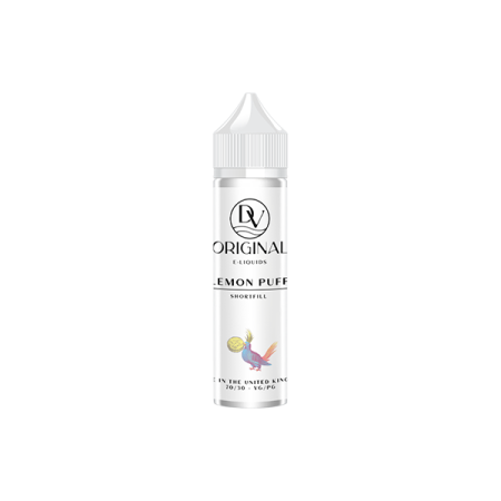 0mg DV Originals 120ml Longfill (70VG/30PG) - Flavour: Lemon Puff