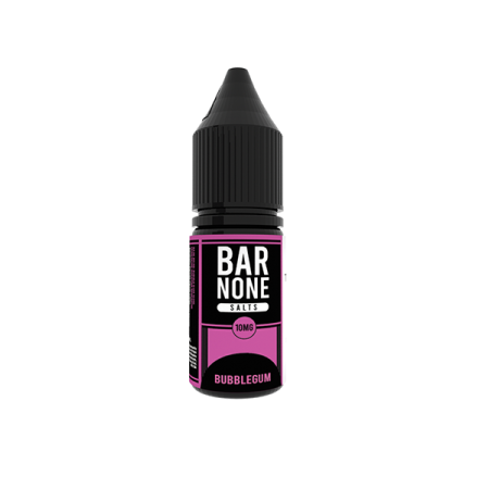 10mg BAR NONE Nic Salts 2x10ml (50VG/50PG) - Flavour: Bubblegum