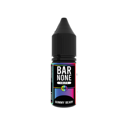 10mg BAR NONE Nic Salts 2x10ml (50VG/50PG) - Flavour: Gummy Beary