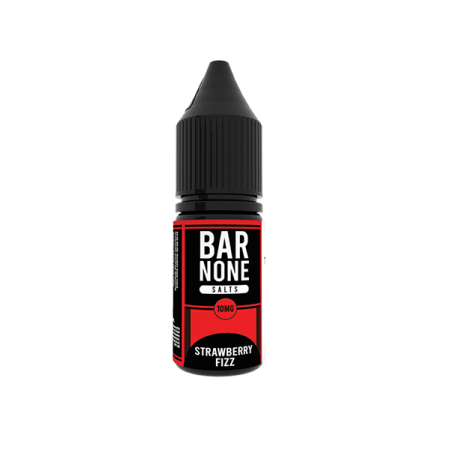 10mg BAR NONE Nic Salts 2x10ml (50VG/50PG) - Flavour: Strawberry Fizz