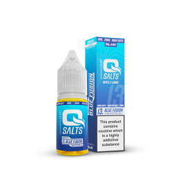 10mg Q Salts Nic Salts 10ml (50VG/50PG) - Flavour: Blue Fusion