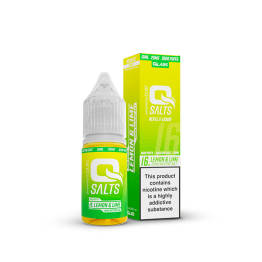 10mg Q Salts Nic Salts 10ml (50VG/50PG) - Flavour: Lemon & Lime