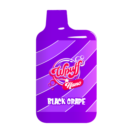 20mg Liquideo Wpuff Nano Disposable Vape 600 Puffs - Flavour: Black Grape