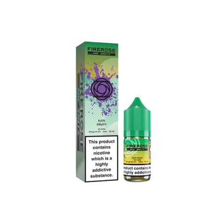 10mg Elux Firerose 5000 Nic salts 10ml (50VG/50PG) - Flavour: Tutti fruity