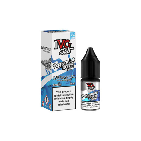 New! I VG Salt 20mg 10ml Nic Salt (50VG/50PG) - Flavour: Peppermint Breeze