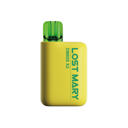 20mg Lost Mary DM600 X2 Disposable Pod Kit 1200 Puffs - Twin Pack - Flavour: Pineapple Ice