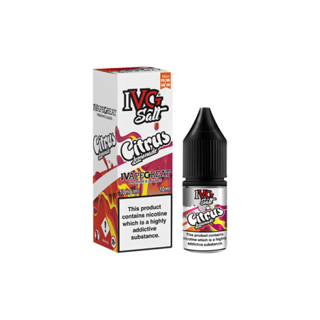 New! I VG Salt 20mg 10ml Nic Salt (50VG/50PG) - Flavour: Citrus Lemonade