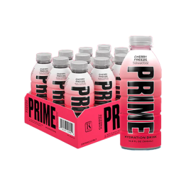 PRIME Hydration USA Cherry Freeze Sports Drink 500ml - Quantity: Box of 12