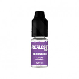 Realest CBD 1000mg Terpene Infused CBG Booster Shot 10ml (BUY 1 GET 1 FREE) - Flavour: Trainwreck