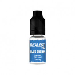 Realest CBD 1000mg Terpene Infused CBG Booster Shot 10ml (BUY 1 GET 1 FREE) - Flavour: Blue Dream