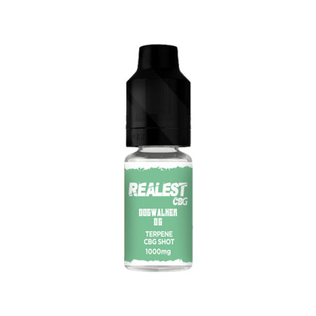 Realest CBD 1000mg Terpene Infused CBG Booster Shot 10ml (BUY 1 GET 1 FREE) - Flavour: Dogwalker OG