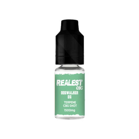 Realest CBD 1500mg Terpene Infused CBG Booster Shot 10ml (BUY 1 GET 1 FREE) - Flavour: Dogwalker OG