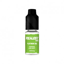 Realest CBD 1500mg Terpene Infused CBG Booster Shot 10ml (BUY 1 GET 1 FREE) - Flavour: Platinum GSC