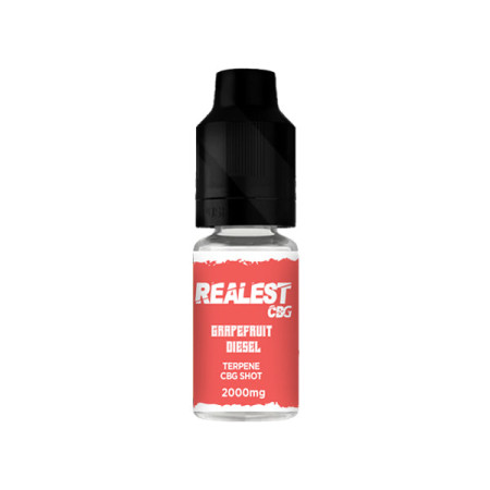 Realest CBD 2000mg Terpene Infused CBG Booster Shot 10ml (BUY 1 GET 1 FREE) - Flavour: Grapefruit Diesel