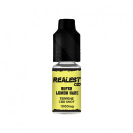 Realest CBD 1000mg Terpene Infused CBD Booster Shot 10ml (BUY 1 GET 1 FREE) - Flavour: Super Lemon Haze