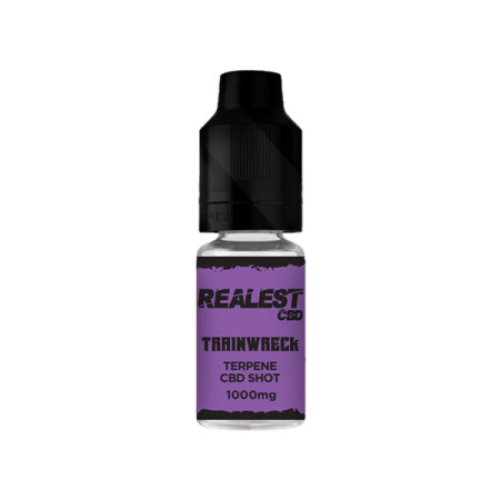 Realest CBD 1000mg Terpene Infused CBD Booster Shot 10ml (BUY 1 GET 1 FREE) - Flavour: Trainwreck