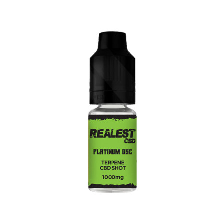 Realest CBD 1000mg Terpene Infused CBD Booster Shot 10ml (BUY 1 GET 1 FREE) - Flavour: Platinum GSC