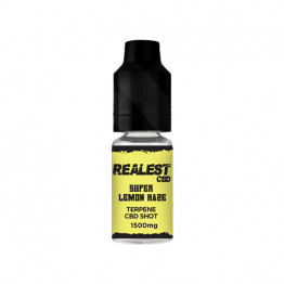 Realest CBD 1500mg Terpene Infused CBD Booster Shot 10ml (BUY 1 GET 1 FREE) - Flavour: Super Lemon Haze