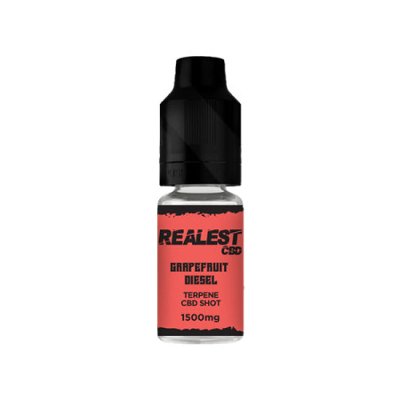 Realest CBD 1500mg Terpene Infused CBD Booster Shot 10ml (BUY 1 GET 1 FREE) - Flavour: Grapefruit Diesel