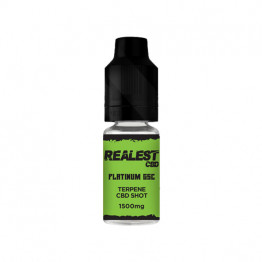 Realest CBD 1500mg Terpene Infused CBD Booster Shot 10ml (BUY 1 GET 1 FREE) - Flavour: Platinum GSC