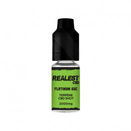 Realest CBD 2000mg Terpene Infused CBD Booster Shot 10ml (BUY 1 GET 1 FREE) - Flavour: Platinum GSC